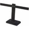 Plymor Black Velvet T-Bar Earring Display Stand Four Pair Earring Display Stand, 10.25" W x 6" H